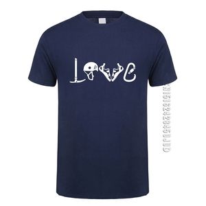 LOVE Climb Equipment T Shirt Uomo O Collo Cotton Climbing Mountain T-shirt Uomo Camisetas Gift 210706