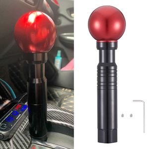 Aluminum Alloy CVT Automatic Transmission Shift Knob Gear Selector Round Ball Button Shifter Knob AT Gearstick Lever Handle