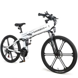Wholesale new folding bicycle for sale - Group buy New Electric Mountain Bike SAMEBIKE LO26 II Two Wheels Electric Bicycles W V Speed MTB Electric Folding Bicycle