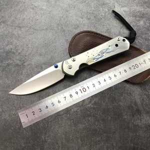 Chris Reeve 大型 Sebenza 折りたたみナイフ TC4 チタン合金ハンドル 9CR18MOV ブレードサバイバルアウトドアキャンプ狩猟 EDC ツール戦術ギア戦闘防御ポケット