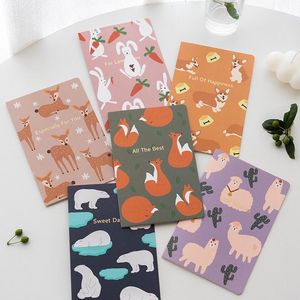 Cartões de felicitações 2pcs senyu folha fofa animal animal coreano Day de aniversário Desejos Mensagem de presente Obrigado Folio Card Holida