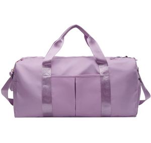 49 * 25 * 24cm Förvaringsväska Stora kvinnor Resa Duffel Pack Bagage Casual Beach Vuxen Övning Fitness Yoga Väskor Outdoor Sport Packet 7Colors