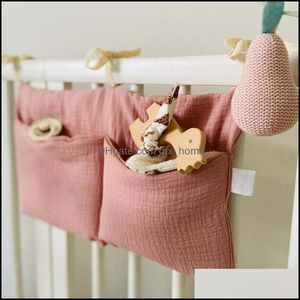 Acessórios para carrinhos Acessórios para carrinhos de bebê, crianças de maternidade Baby Berking Bag Bag Pure Cotton Double Grid Function Function