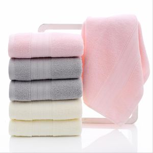 Asciugamano 34 * 74 cm 100% cotone solido viso mano semplice ed elegante per la casa sport palestra spa adulti viaggi salvietta