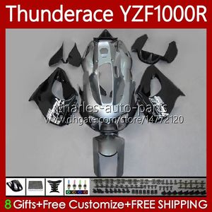 Corpi Per YAMAHA Blk argento YZF1000R Thunderace YZF 1000R 1000 R 96-07 Carrozzeria 87No.32 YZF-1000R 96 97 98 99 00 01 02 07 YZF1000-R 1996 2003 2004 2005 2006 2007 Fiera ing