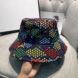 2022 도매 럭셔리 모자 면화 태양 모자 브랜드 격자 무늬 자카드 어부 모자 패션 남자와 여자 모자