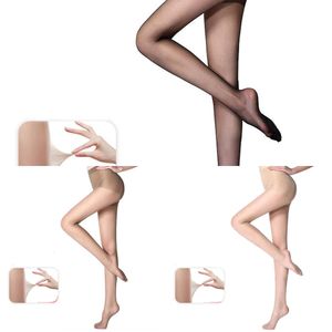 Plus Rozmiar Super Elastyczne Rajstopy Kobiety Pończochy Body Shaper Rajstopy 30D Pończochy Tight Sexy Hosiery Bielizna X0521