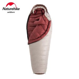 Sleeping Bags Naturehike Winter Bag 650FP Ultralight Duck Down SnowBird Portable 20D Mummy Style Outdoor Camping