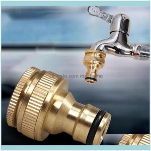 Suprimentos Pátio, Gramado Home GardenBrass M22 Mangueira Tubo de Água Conector Toque Adaptador Garden Fitting Rápido Snap Padrão Torneiras Conne X0