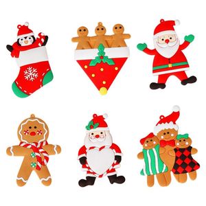 Wholesale tall decorations resale online - Christmas Decorations Pack Tree Ornaments Sets Gingerbread Man For Holidays Party Car Home Decoration Inch Tall Hangi