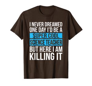 Super cooles T-Shirt für Naturwissenschaftslehrer, lustiges Schulgeschenk – Blau