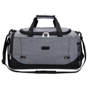 Duffel Torby 36-55L Kobiety Mężczyźni Unisex Nylon Duża pojemność Długi Prostokąt Sport Bagaż Torba na zewnątrz Side Mix Color