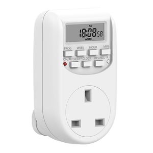 Timer 240V Mini Timer Schalter Elektronische Digitale Küche Energiesparende Steckdose Woche Uur Programmerbare Timing Steckdose Uhr