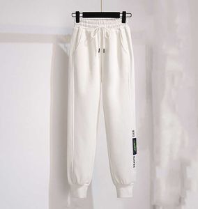 Harem Pant Casual Loose Baggy Sweatpants Höst Vinter Fashion Trousers Femme Cargo Women 210531