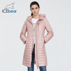 Kadınlar Sonbahar Parka Yüksek Kalite Kadın Ceket Bayanlar Ceket Hood Moda Giysileri ile GWC20702I 210923