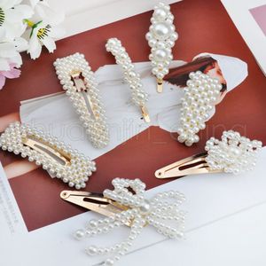 Design Pearls Cute Woman Hairpins Creative Girl Hair Clips Baby Barrettes Lady Party Hair Jewelry Accessories Gift45pu