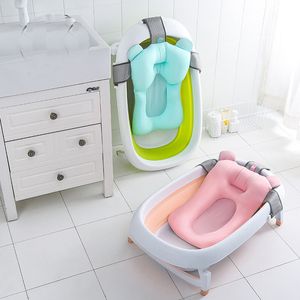 Tappetino per vasca da bagno portatile per neonato Cuscino per doccia antiscivolo per neonato Cuscino per seggiolino morbido regolabile in altezza Rete di supporto per acqua di gioco 425 Y2