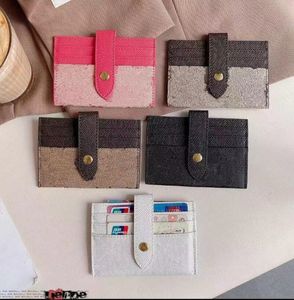 Classic Brand Letter Card Holder Multi-Card Position Credit Cards Coin Purses Famous Designer Women's Storage Wallet Large-capacity Ladies Short Clutch Bags