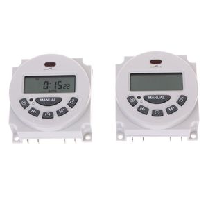 Timer DC12V AC220V Digital LCD Weekly Programable Time Switch Relay Electronic Timer