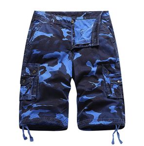 Lastbyxor Mens sommar Camouflage byxor Mode Casual Tryckt Stor Storlek Korta Beskuren Byxor 30 32 36 38 38 40