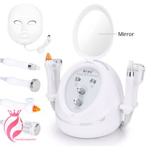 5 em 1 microdermoabrasão facial ultra-sônica LED de máscara facial terapia de luz terapia frio anti envelhecimento