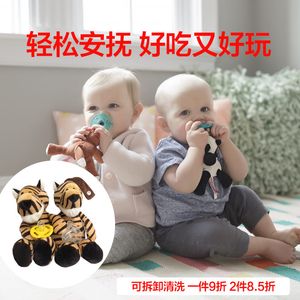 Amerikaanse baby fopspeen pop siliconen super zachte imitatie borst melk fopspeen artefact pasgeboren slaap type jaar oud
