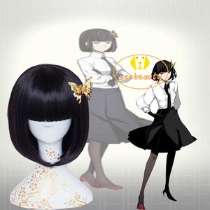 Anime Bungou Perda de Cães Akiko Yosano Cosplay Traje Dress Camisa Short Wig Halloween Masquerade Festa Uniforme Mulheres Y0913