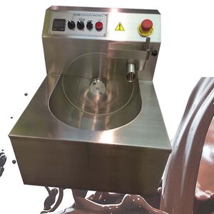 China Fornecedor Multi-Function 8/15/30/15/100 kg por hora Capacidade de fusão de chocolate / temperamento / máquina de revestimento com preços baratos