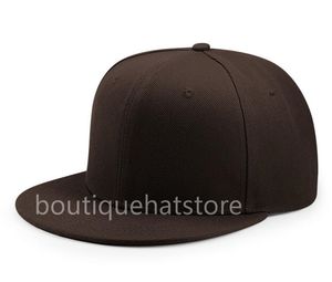 2023 One Piece Custom Blank Full Brown Color Sport Fitted Cap Men's Women'Full Closed Caps Casual Leisure Solid Color Fashion Size 6 7/8 hats NO Brand no any letter