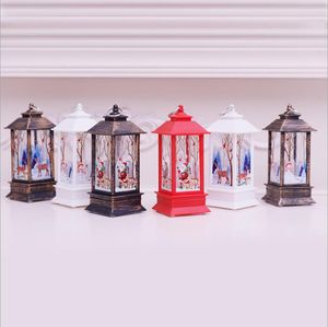 Christmas Candlestick Wind Lamp LED Electronic Candle Lamps Church Night Light Ornament Birthday Gift for Family