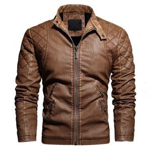 Повседневный мотоцикл кожаные куртки мужская мода пальто для искусственной кожаной куртки мужская куртка M-4XL