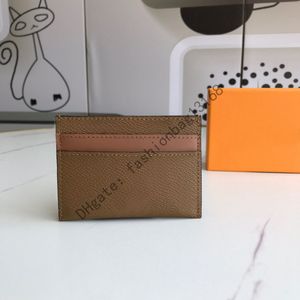 M62170 alta qualidade masculino clássico casual titular do cartão de crédito couro ultra fino carteira pacote saco para homem mulher qdsdw234m