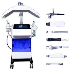 Direkt effekt Hydra Facial med LED Light Hydro Syre Jet Microdermabrasion Equapment Skin Deep Rengöring RF Scrubber Face Lift Wrinkelborttagningsmaskin