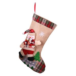 Dekoracje świąteczne Pończochy Duży Xmas Stocking Decoration 16 