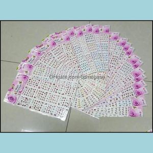 Wholesale tattoo nails for sale - Group buy Stickers Decals Nail Art Salon Health Beauty Sets Sheet Sticker Decal Sliders For Decoration Tattoo Manicure Wraps Tools Tip Drop Deliv