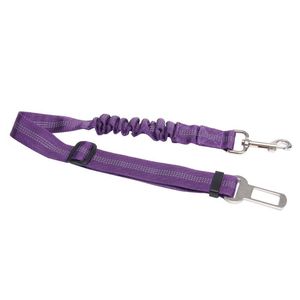 Dog Collar Leashes 2021 Justerbar bungee buffert bil säkerhetsbälte Safe Ledes Stretch Rope Säkerhetsbälte Harness Leash Clip Universal W0807