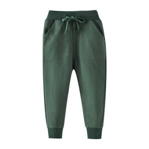 Hoppmätare ankomst barn sweatpants för höst våren vanliga pojkar tjejer långa byxor mode sport barn byxor 210529