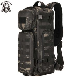 SINAIRSOFT New Outdoor Tactical Backpack Sports Climbing Camping Cycling Bag Men's Military Rucksack Travel Hiking Backpack Bags Q0721