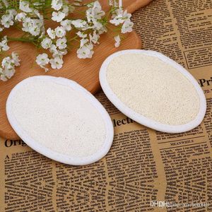 Loofah Pad Natural Loofah Scrubber Ta bort död hud Loofah Pad Svamp Hem Rengöringsverktyg Body Skin Badmassage Verktyg 8 * 12cm VT1699