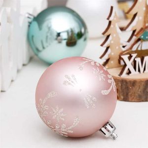 ADOREHOUSE 30Pcs Christmas Balls 60mm Plastic Multi-color Christmas Tree Ornaments Party Decoration Navidad Decor Year 211104