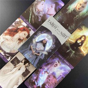 New Tarot Deck Oracles Cards Mysterious Divination De La Nuit For Women Girls Board love RMG1