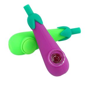 pipa per tabacco pipa per tabacco giunto per tubo flessibile in silicone con ciotola in vetro lunghezza 3,9 