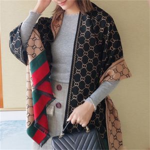 New Gift scarf Fashion Winter Unisex Top 100% Cashmere Scarf For Men Women High End Designer Oversized Classic Check Big Plaid Shawls and Scarves Men&#039;s Women&#039;s Scarfs