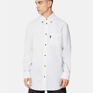 Erkek Tasarımcı Gömlek Marka Giyim Erkekler Uzun Kollu Elbise Gömlek Hip Hop Stil Yüksek Kalite Pamuk Tops 1042