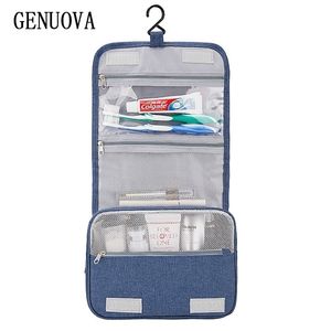 Men's High Quality Wash Bag Bathroom Hanging Organizer Toiletry Bags Travel Portable Life Supplies Essential Large Make Up Pouch 211020