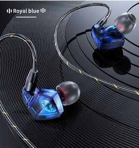 Stereo Bass Headphones Wired Earphones Sport Waterproof Earbuds In-ear Headphone Hifi Headset Gamer Headsets Music Free Shipping