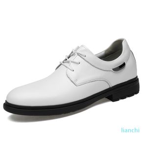 Plus Size Luxury Men Lederschuhe Male Dress Schuhe Business Black Flats Lace-up Erhöhen Formelle Schuhe Sapato Masculino