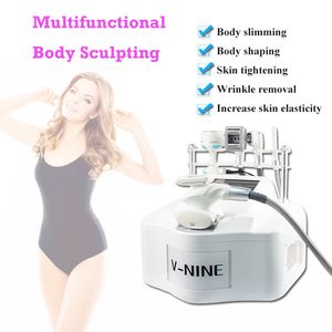 High quality body shape cavitation RF slimming machine ultrasonic Vacuum roller massage beauty products SPA