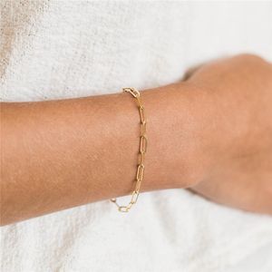14K Gold Filled Chain Bracelet Handmade Jewelry Vintage Anklets for Women Bridesmaid Gift