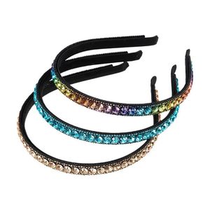 Rhinestone Headband Big / Small 1cm Summer Hairbands Kvinnor Flickor Hårhuvud Hoop Bands Elelgant Tillbehör Huvudbonad